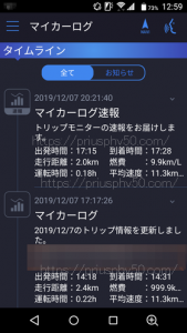 プリウスPHV50の燃費が悪かった時の画像です。